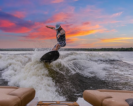 Wake Surfing on Lake Eufaula
