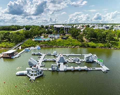 LakeStay Aqua Park in Carlton Landing, OK